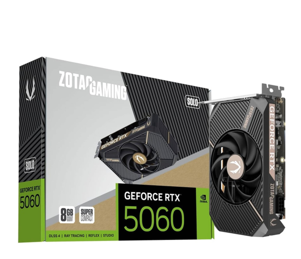 Zotac GeForce RTX 5060 SOLO 8GB GDDR7 DLSS5 - 1335485 - zdjęcie